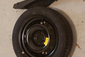 Ruota di scorta + Crick peugeuot 208