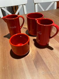 Olio e Aceto ceramiche Rometti