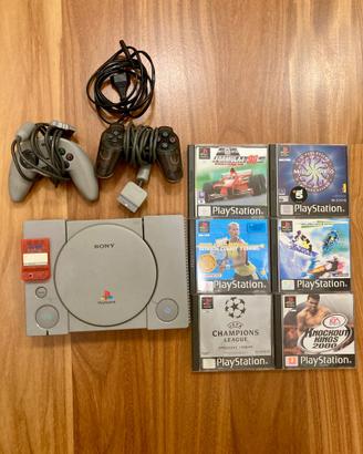 PlayStation1 + 6 giochi