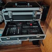 valigetta con trapano a percussione parksite 