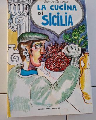 Libro "La cucina di Sicilia" G. De Simone, 1974