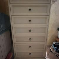 Settimino in legno color panna