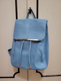 Zaino blu chiaro nuovo Miss Lulu