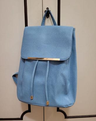 Zaino blu chiaro nuovo Miss Lulu