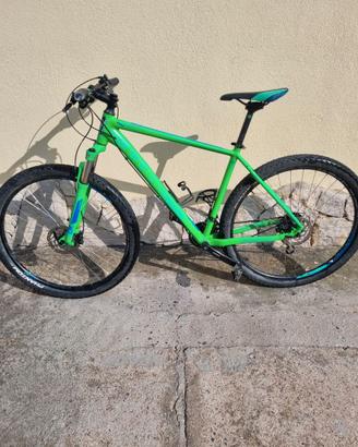 Cube Aim 29 Verde-Nero Telaio Alluminio Lite Force