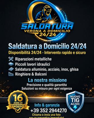 Fabbro saldatore  riparazioni a domicilio a 