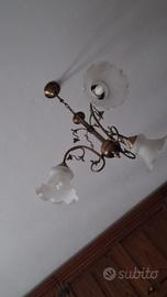 2 lampadari 2 aplique 2 abatjour