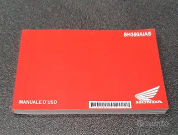 MANUALE USO E MANUTENZIONE HONDA SH350A/AS - 3LK1W