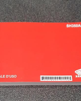 MANUALE USO E MANUTENZIONE HONDA SH350A/AS - 3LK1W