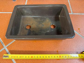 Vaso  bonsai marrone