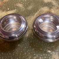 Scatoline portapillole in argento vintage Rabino