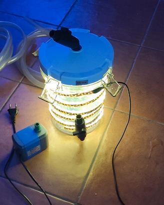 Filtro reattore alghe acquario marino chaetomorpha