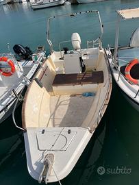 Barca con motore 40 cv 4 tempi