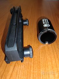 Set accessori softair metallo (muzzle brake + barr