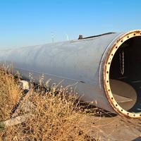 Tubi in ferro da mt.10 e 12, diam. 112 cm