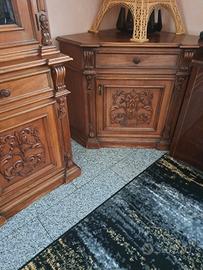 Mobile soggiorno vintage in legno 