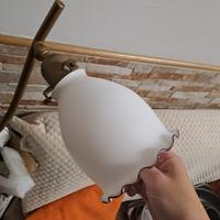 lampadario a e luci terracotta