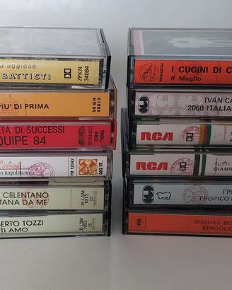Musicassette musica italiana anni 70/ 80