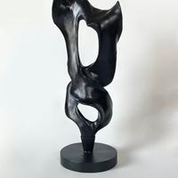 Scultura "La Danse_2" - teak e ferro