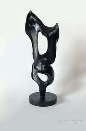 Scultura "La Danse_2" - teak e ferro