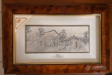 Quadro argento 925 originale Alliani certificato