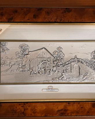 Quadro argento 925 originale Alliani certificato