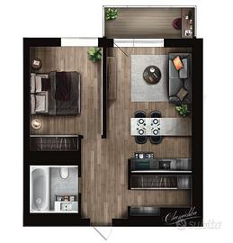 Ampio Bilocale con balcone a MONZA