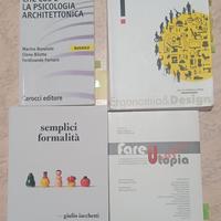4 Libri universitari Design e Comunicazione Visiva