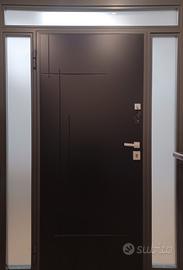 Porta blindata pantografata classe 3