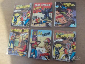 6 numeri di Zagor dal 1975 al 1978