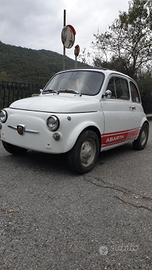 Fiat 500R replica Abarth targhe originali