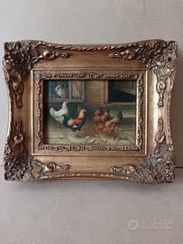 Quadro antico firmato e buhm