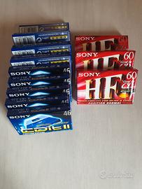 12 cassette audio nuove Sony