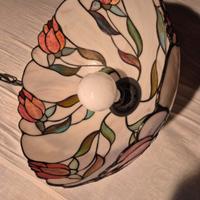 Lampadario + 2 abat jour TIFFANY