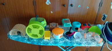 accessori per criceto e altri roditori.