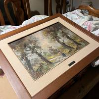 Quadro antico vintage con cornice