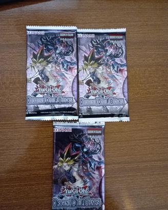 3 bustine sealed Yu-Gi-Oh! Origini del Chaos ITA