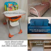 Articoli per la casa: divano, scrivania, appendiab