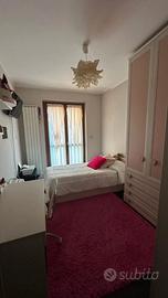 letto singolo con contenitore 