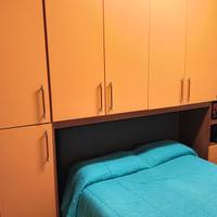 cameretta a ponte e letto contenitore