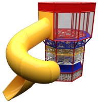 TORRE SPIDER PLAYGROUND tema circo