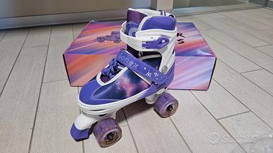 Pattini a rotelle Gonex bambina 35-38