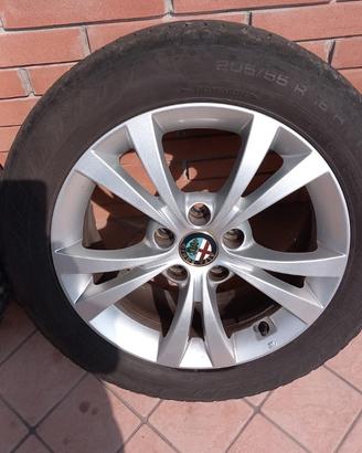 4 Cerchi in Lega 16" Originali Alfa Romeo (Giuliet
