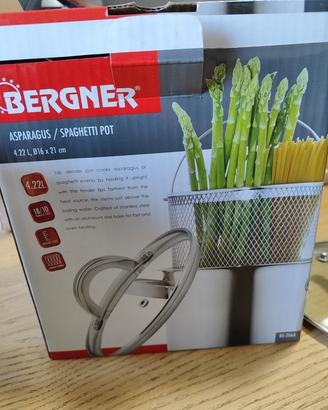 Pentola Asparagi/Spaghetti Bergner 4.22L
