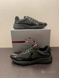 Scarpe Prada nere America’s cup taglia 43