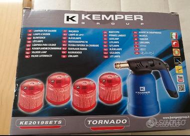 Cannello a Gas  Kemper  +  4 CARTUCCE 