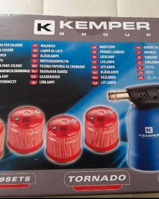 Cannello a Gas  Kemper  +  4 CARTUCCE 