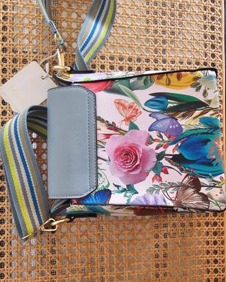 Borsa da mano stile fiori