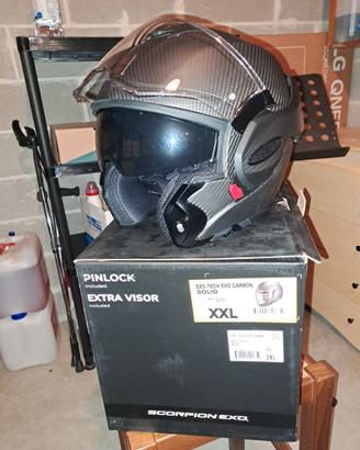 casco Scorpion Exo tech evo Carbon