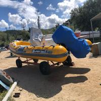 Gommone BWA 550 con Carrello omologato stradale